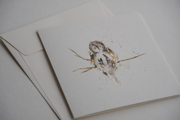 Aesthëlle - Aquarell Card - Owl
