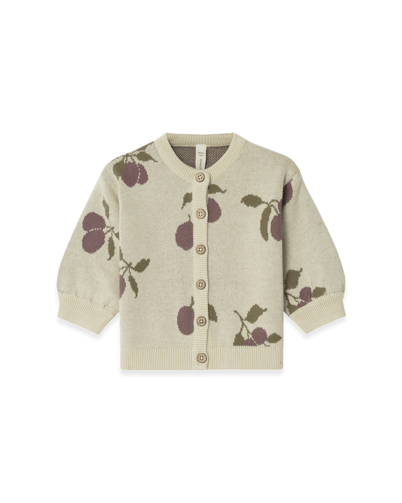 Garbo&Friends - Baby Cardigan - Prune beige - Pflaume