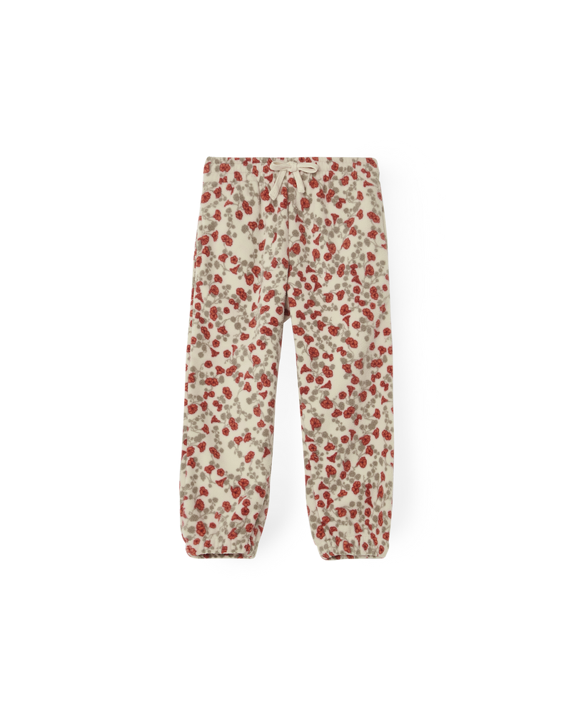 Schöne weiche Fleece Hose mit Fronttaschen, weichen Bündchen an den Knöcheln und elastischem Kordelzug in der Taille für optimalen Sitz. Frontansicht