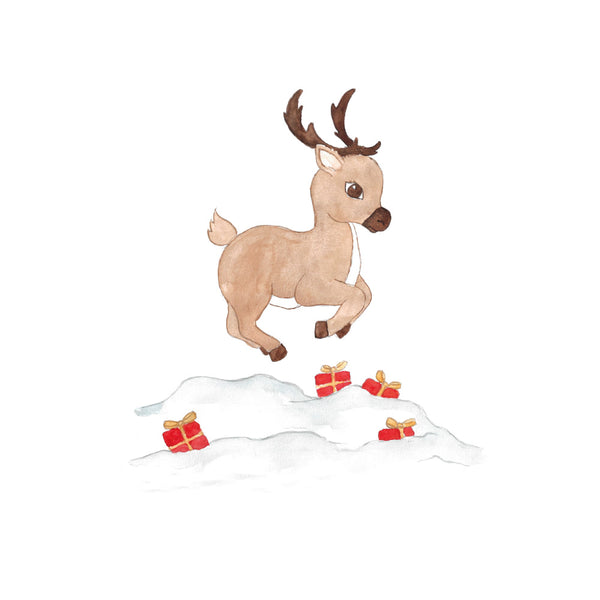 That's Mine - Wand Sticker - Rudolph mit Geschenken