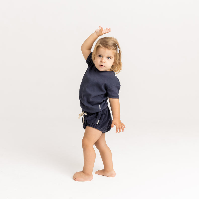 Lullaby Avenue - Pure Play Organic Bloomer - Ink Navy