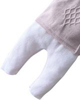 Rosa Baby Leggings aus 100% Merinowolle – weiche, elastische Strickleggings, atmungsaktiv und temperaturregulierend, ideal für empfindliche Haut.