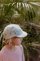 Garbo & Friends - Musselin Cap / Sonnenhut - Pear Green